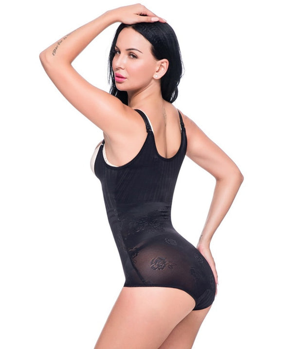 Open-Bust Panty Bodysuit