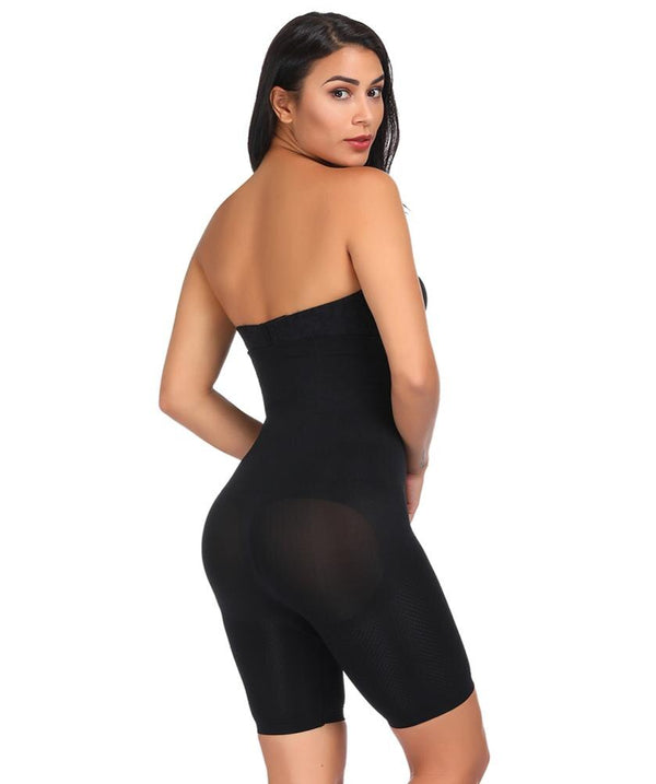 Open-Bust Mid-Thigh Bodysuit